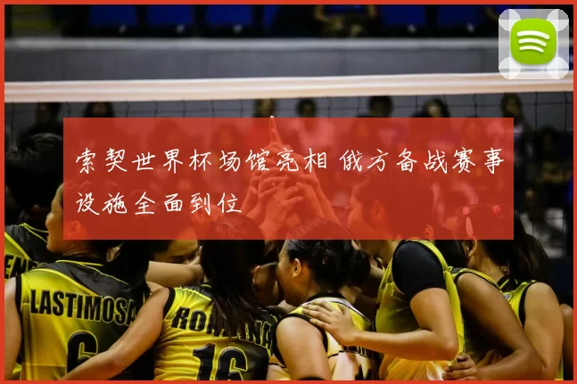 索契世界杯场馆亮相 俄方备战赛事设施全面到位