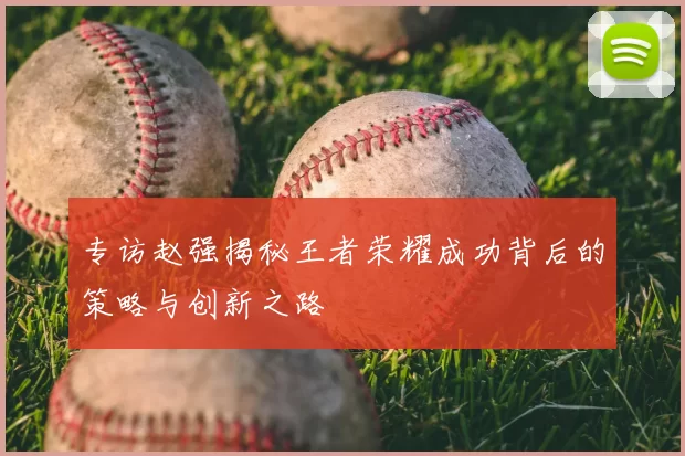 专访赵强揭秘王者荣耀成功背后的策略与创新之路