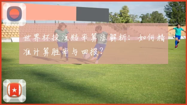 世界杯投注赔率算法解析：如何精准计算胜率与回报？