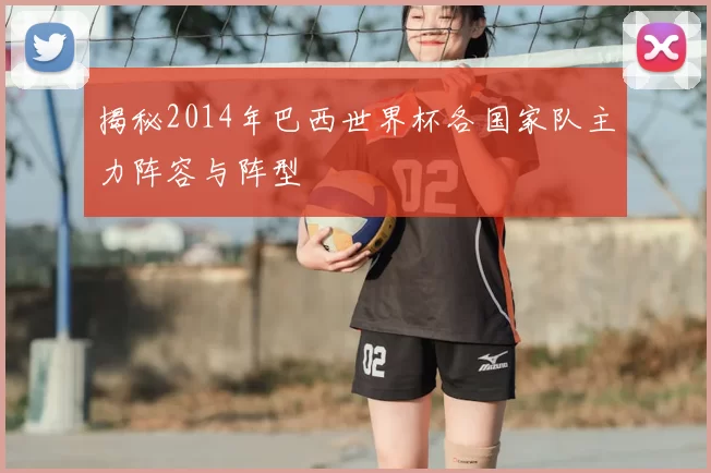 揭秘2014年巴西世界杯各国家队主力阵容与阵型